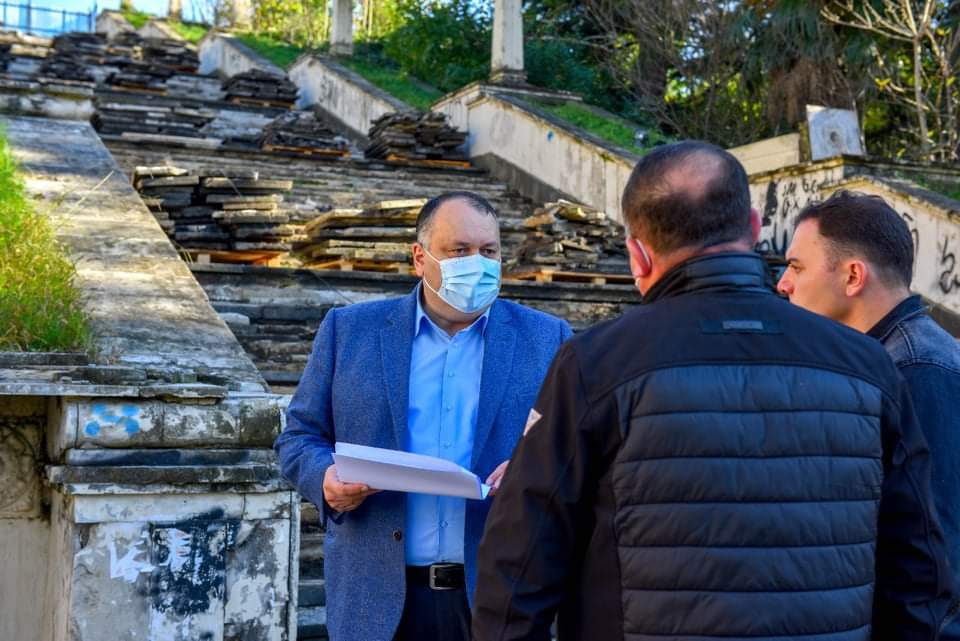 ასაფეხურიანი კიბის რეაბილიტაცია დაიწყო