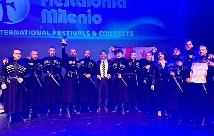 ქუთაისის სიმღერისა და ცეკვის ანსამბლის მომღერალთა გუნდმა საერთაშორისო ფესტივალზე გრან პრო მოიპოვა