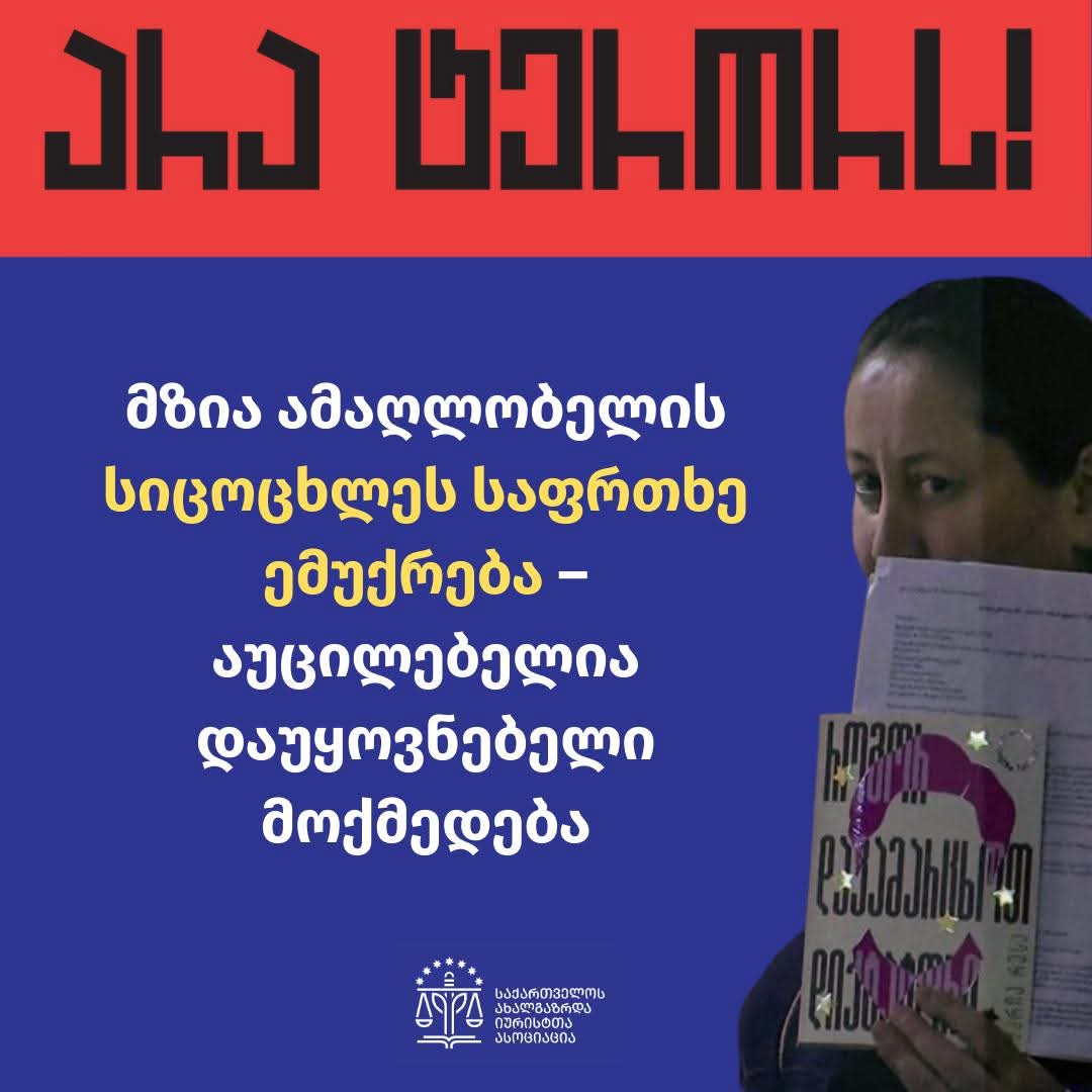 ჟურნალისტ მზია ამაღლობელის სიცოცხლე საფრთხეშია-საია