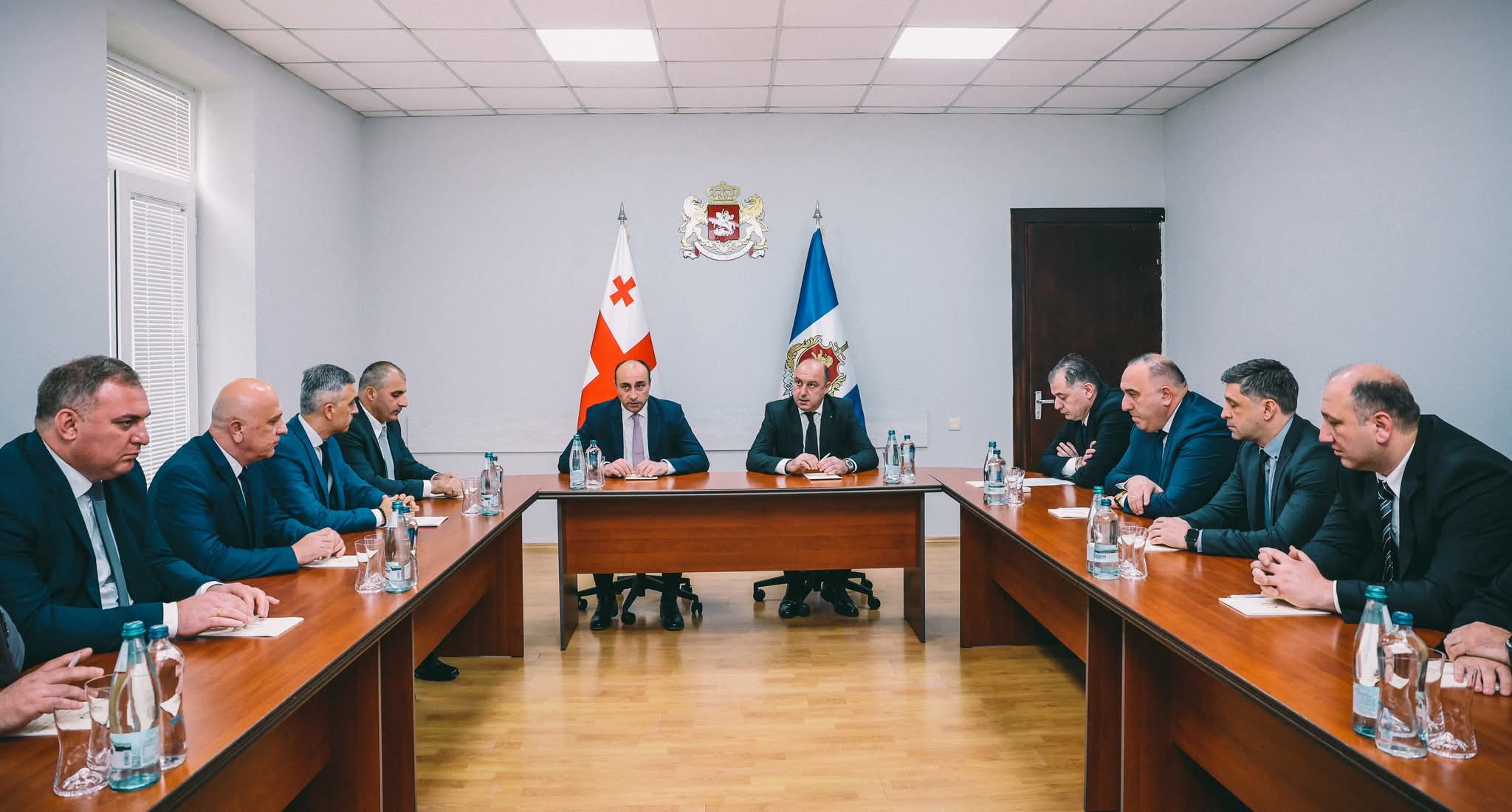 შინაგან საქმეთა მინისტრი იმერეთის პოლიციის ხელმძღვანელ პირებს შეხვდა