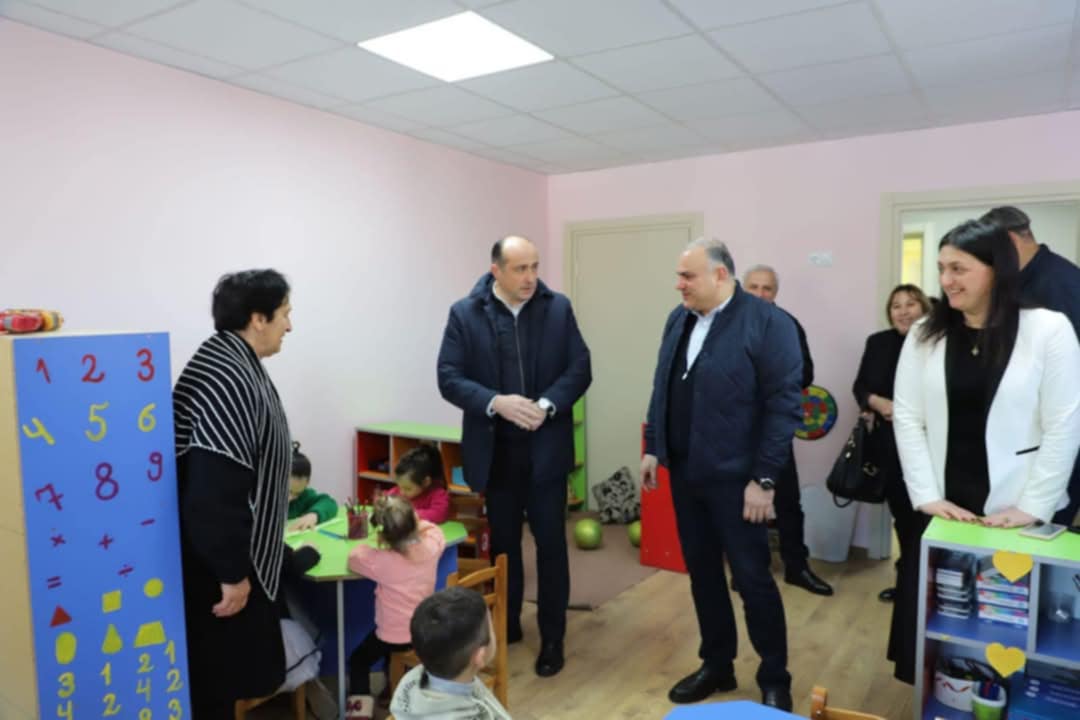 ბაღდათის მაღალმთიან სოფელ ხანში საბავშვო ბაღი გაიხსნა