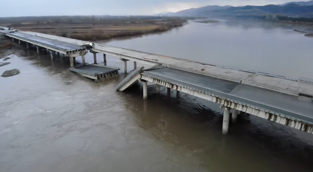 სამტრედია-გრიგოლეთის მაგისტრალზე ხიდის ჩანგრევის ფაქტზე 5 პირის მიმართ სისხლის სამართლებრივი დევნა დაიწყო 